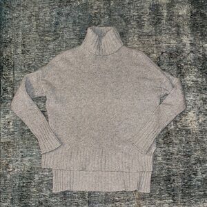 BCBG MAXAZRIA Women's Gray Turtleneck Sweater